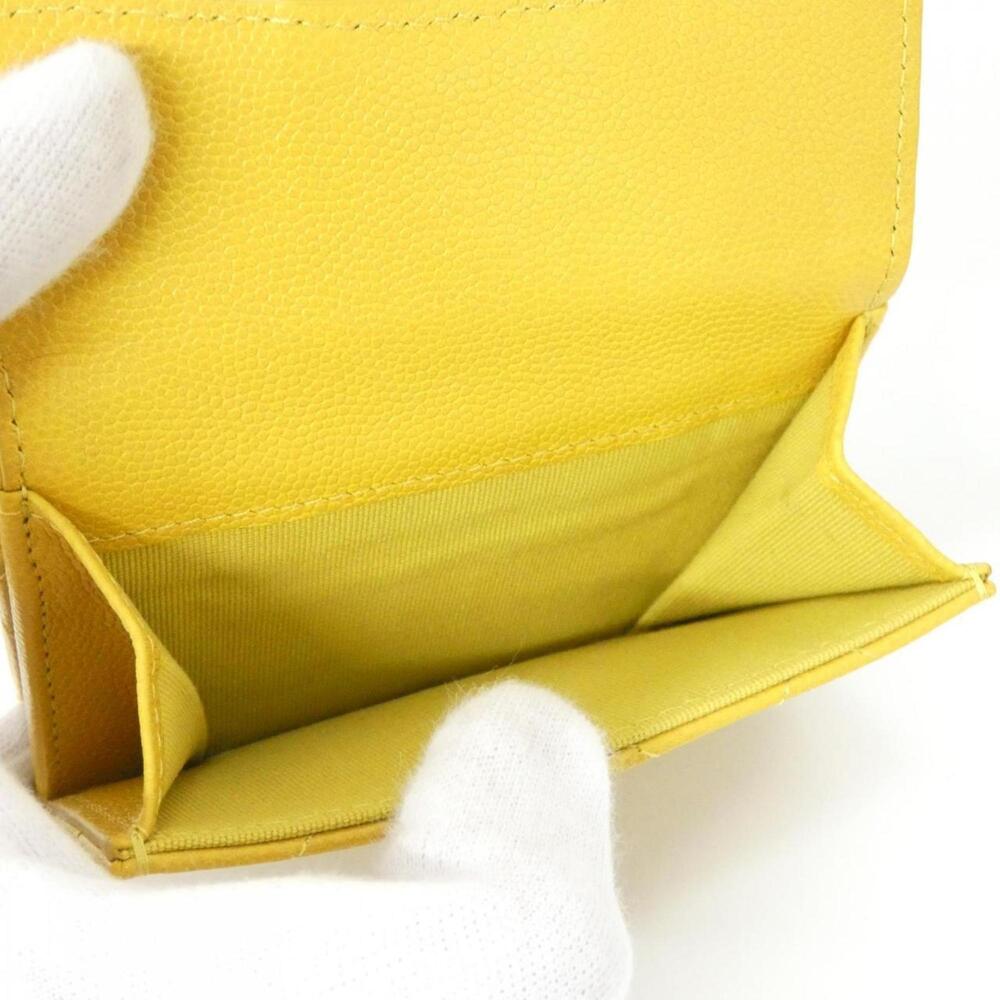 CHANEL Authentic Yellow Wallet - Picture 7 of 8